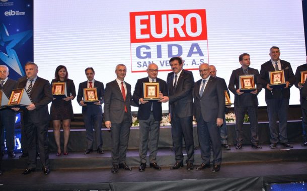 EURO GIDA ALDIĞI İHRACAT ÖDÜLÜYLE ŞAMPİYONLAR LİGİNDE