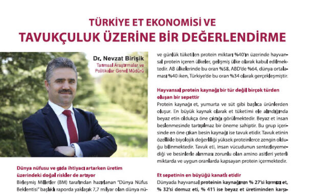 Türkiye Et Ekonomisi ve Tavukçuluk Üzerine Bir Değerlendirme