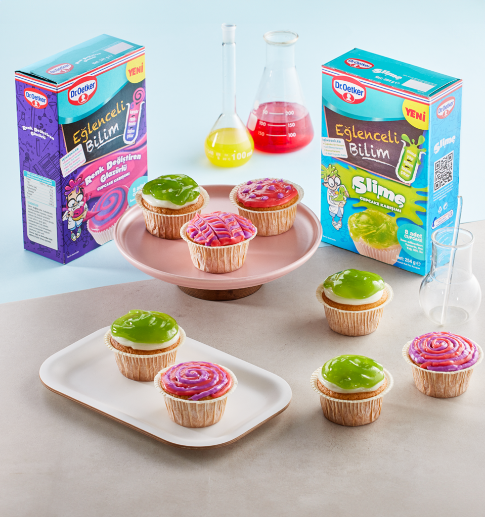 Dr. Oetker Eğlenceli Bilim Serisi ile Çocuklar, Cupcake Hazırlarken Hem Eğleniyor Hem Öğreniyor!